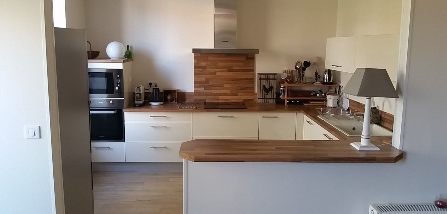 Déplacement et rénovation d'une cuisine à Merville