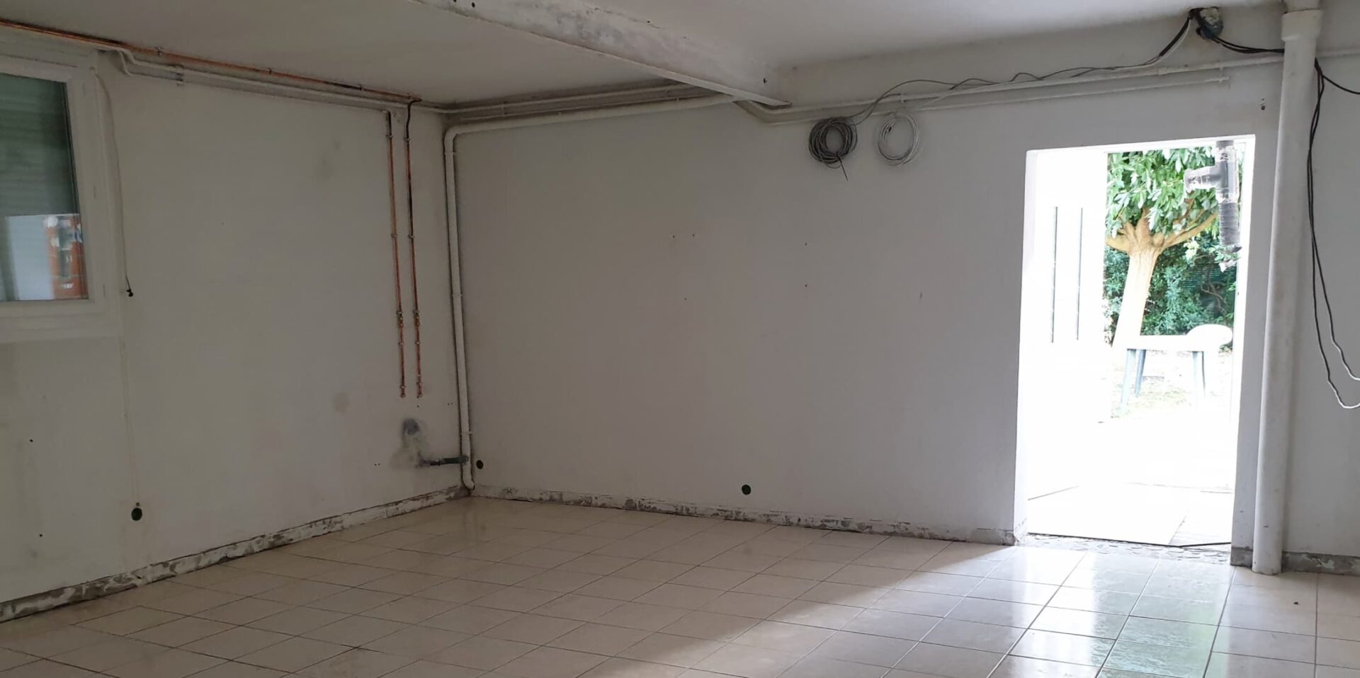 Vue avant les travaux de rénovation de la maison de nos clients située à Toulouse MInimes